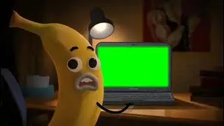 The amazing world of gumball green screen BANANA YOU