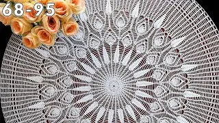 Crochet tablecloth, Cinderella, 68-95