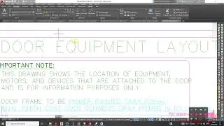 Schweiss Door AutoCAD Drawing Structural and Mechanical Details.