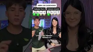 AMANDINHA VS PIERRE?? ABRA OS CADEADOS KKKKK - CANAL DO CLEPTON