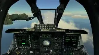 DCS A-10C - First attempt at formation flying