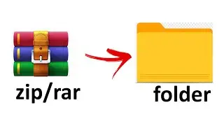 How to Extract ZIP RAR Files/Folders into Regular Files or Vice Versa