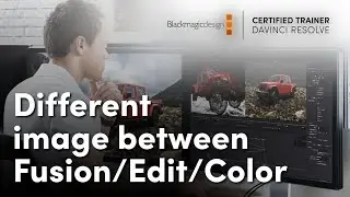 Почему отличается изображение во Fusion и Color/Edit (MacOS)