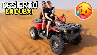 EXPLORAMOS EL DESIERTO DE DUBAI EN QUADS 🌵 *cenamos en el cielo* Exi
