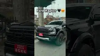Ford Raptor All Black Road Presence Status in Indian Roads 🖤🖤😍 #fordraptor #raptor #black #shorts