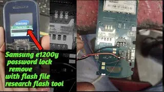 Samsung e1200y. possword lock remove free flash file with flash tool #sme1200ypinlockremove