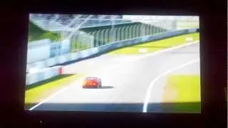 My 350Z taking on the camaro in gt5