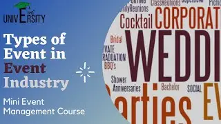 Types Of Event Management In Event Industry || Mini Event Management Course || Chapter 2 [Event]