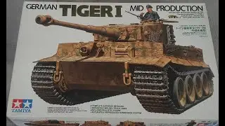Tamiya 1/35 German TIGER I Mid Production. Tank turret assembly/Сборка башни.