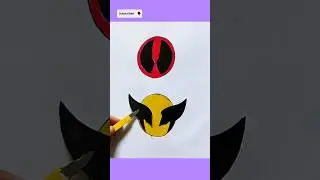 Deadpool & Wolverine Paper Puzzle Challenge Game  #challenge #youtubeshorts