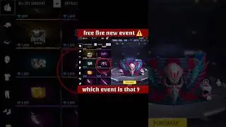 free fire⚠️ free fire new event😶‍🌫️ ff new event today 🫴