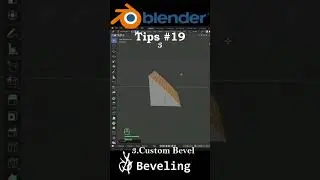 🎯 **Master 3D Modeling in Blender with Expert Shortcuts & Tricks!** #19 #blendertips #Beveling