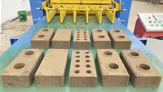 Interlocking brick machine brique de terre compressee stabilisee btcs, machine presse briques btc
