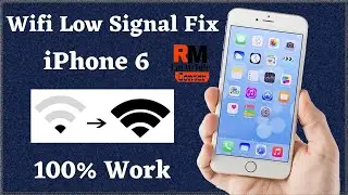 iPhone 6 Wifi Low Signal Fix 100% Work
