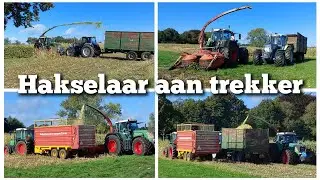 Heel BIJZONDER!! | Een AANGEBOUWDE HAKSELAAR achter de trekker | Boer Gerrit vlogt
