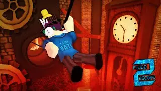 escaping the STEAMPUNK CLOCKWORKS in Flood Escape 2!