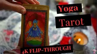 4K FLIP-THROUGH: Yoga Tarot 🧘‍♀️ #4k #tarotcards #tarotflipthrough