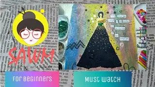 Paper collage art for beginners with easy techniques
