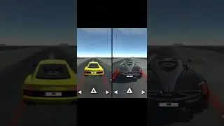 AUDI R8 - PAGANI HUAYRA CAR SIMULATOR 2 #shorts