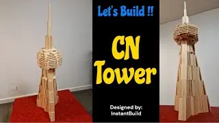 Building the CN Tower Toronto with Kapla Planks | Epic Time-Lapse