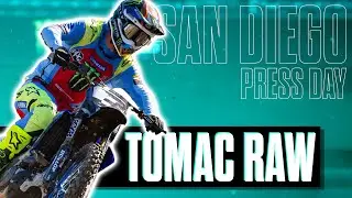 RAW. Eli Tomac Press Day San Diego 2024 | Retro Yamaha for Supercross 50th Anniversary