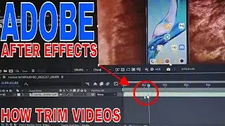 ✅ How Trim Videos With Adobe After Effects 🔴
