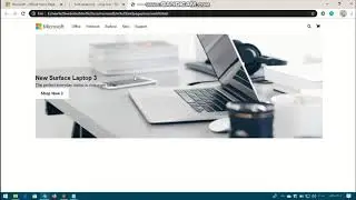 Microsoft website clone | html and css