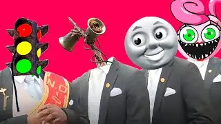 Mommy Long Legs & Siren Head & Traffic Light Head & Thomas The Train - Coffin Dance Song
