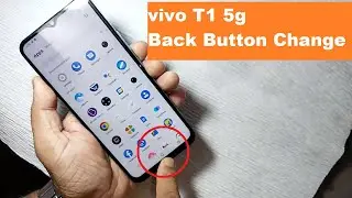 Vivo T1 5G Back Button Change Setting ! 2023