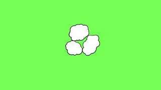 Animated Splash #2 1080p 60fps / Greenscreen HD for Vlogs