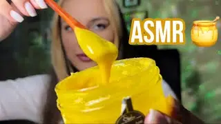 АСМР итинг мёда 🍯 ем мёд / ASMR EATING HONEY 🍯