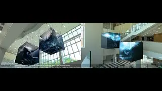 Wave Cube (Anamorphic Illusion)