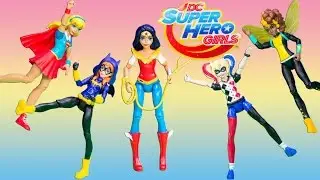 DC SUPER HERO GIRLS Cartoon Super Hero Girls Super Friends Character Video Toys Unboxing