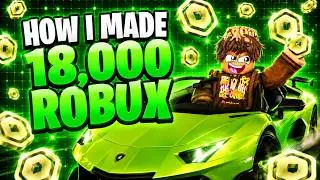 How I Made 18,000 Robux Investing On Roblox 💸💰