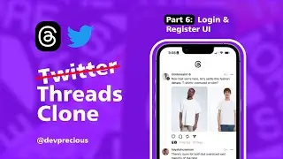 Let's Build "Threads" Clone with Laravel and Flutter - AUTH UI