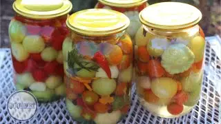 Маринованный физалис с помидорами черри на зиму.