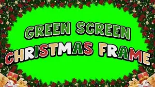 Green Screen - Christmas Frame (GST)