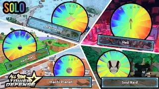 How to Solo All Raids (Marine HQ / Kai Planet / Machi Planet / Hell / Soul) - All Star Tower Defense