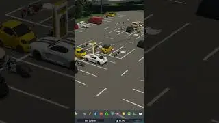 Car Parks In Cities Skylines 2 🚙 #Shorts