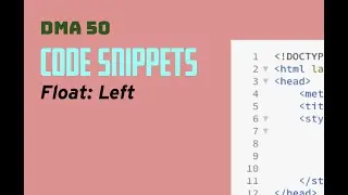 CSS Code Snippet: Float Left
