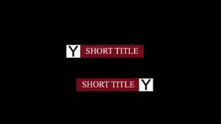 Lower THIRDS TEMPLATE For FREE!! │ Clean/Simple/Corporate Lower Thirds