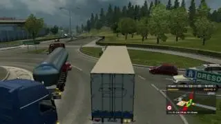 ETS 2 . Рейс на РЕНО МАГНУМЕ 2016.