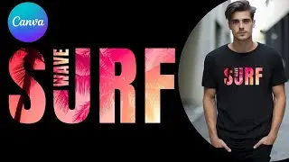 Canva T Shirt Design Easy Text Effects Tutorial