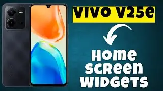Vivo V25e Home screen Widgets || Vivo V25e How to Add/Remove Widgets from Home Screen