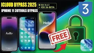 iPhone 11 iCloud Bypass on 3uTools Free | iOS 18.6.2 & iOS 26 Beta Unlock Without Apple ID