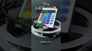 Tira LED USB 5v 2m 5050 C/Remoto RGB GE-USB/2M/RGB