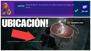 ENCUENTRA EL CALIZ USANDO EL MAPA DE AURA en FORTNITE TEMPORADA 3 TIERRAS SALVAJES, CAPÍTULO 4