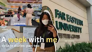 a week of second semester ☁️: productive days, living alone, life balanced