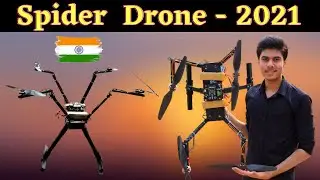 Spider Drone - How To Make Foldable Drone | Hexacopter & Quadcopter Drone | Best College Project