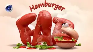 Learn How to Prepare huge hamburger modeling | Cinema 4d